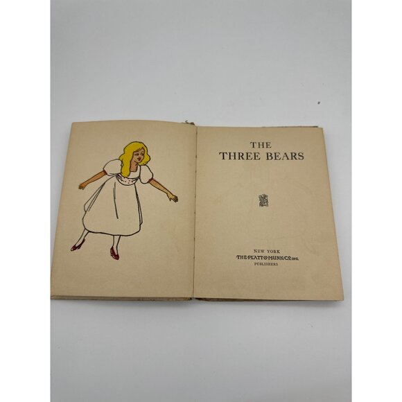 The Three Bears 1906 color illustrated children's book rare hardback - Picture 7 of 9